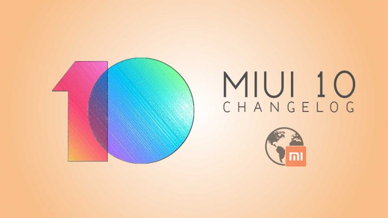 MiUI 9.8.1 Changelog v10 mi-globe ROM