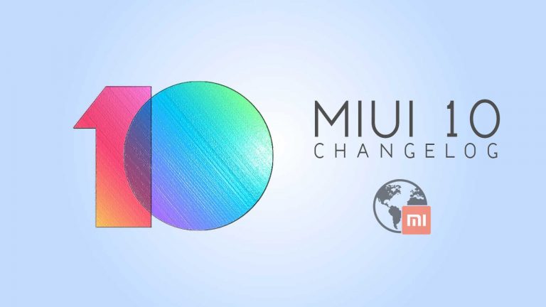 MiUI 9.1.24 Changelog – v10 – globeROM